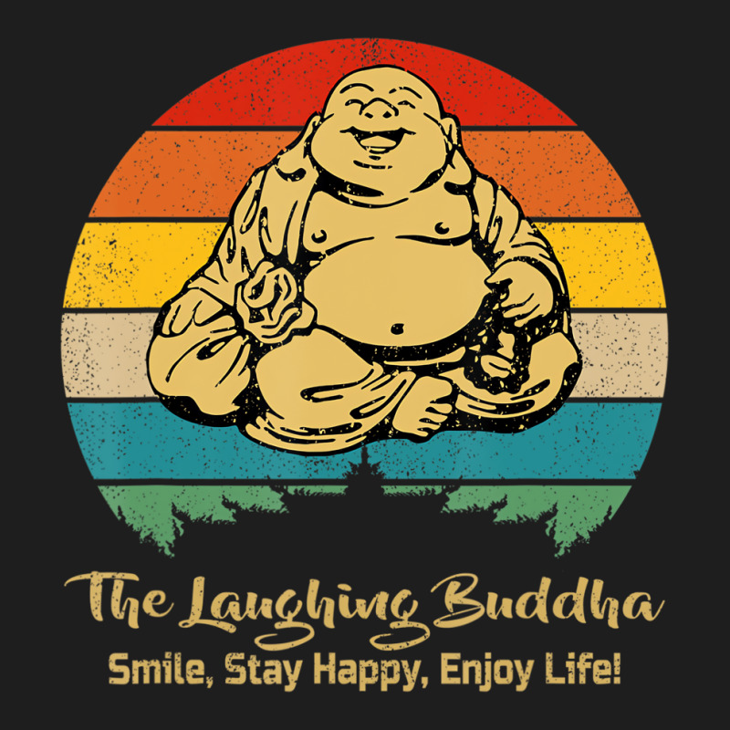 The Laughing Buddha Smiling Vintage Distressed Ret Classic T-shirt | Artistshot