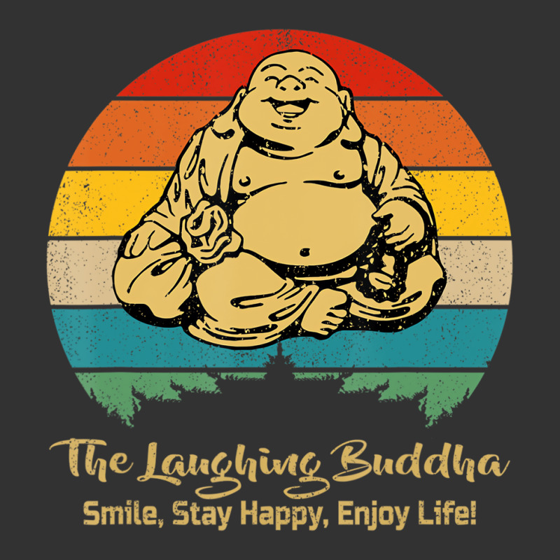 The Laughing Buddha Smiling Vintage Distressed Ret Baby Bodysuit | Artistshot