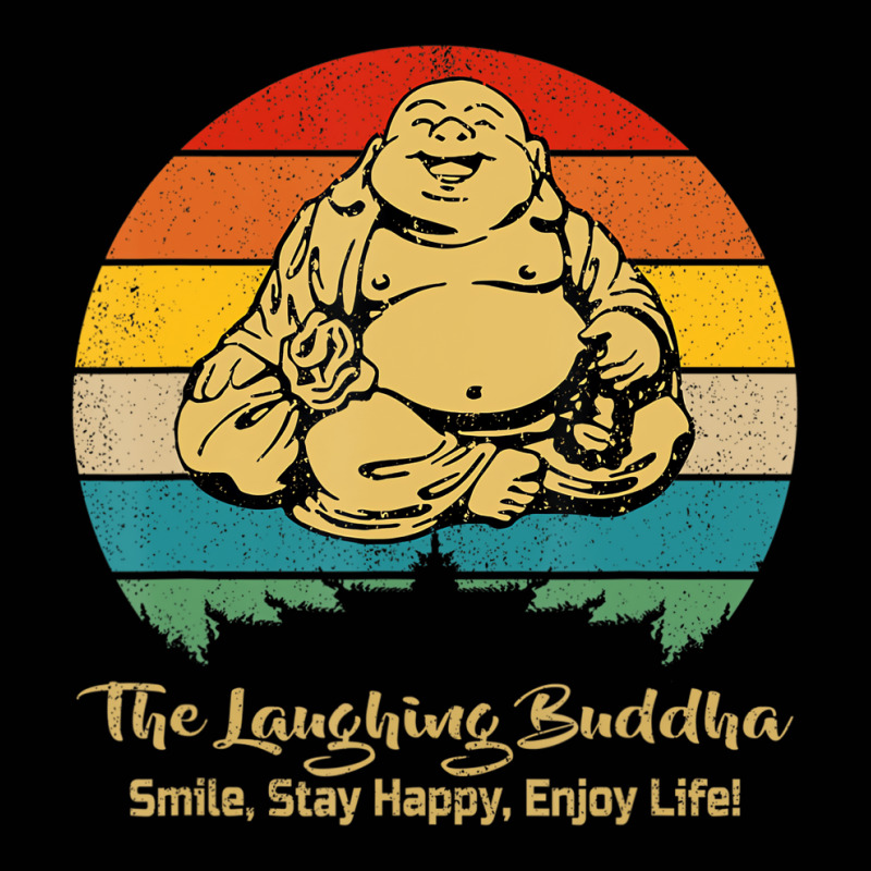 The Laughing Buddha Smiling Vintage Distressed Ret Toddler 3/4 Sleeve Tee | Artistshot