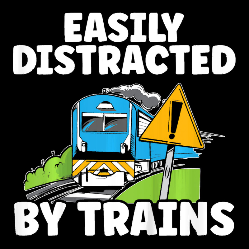 Kids Train Easily Distracted By Trains Boys T Shir Kids Cap | Artistshot