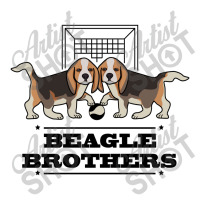 Beagle Twins Brothers Playing Football T-shirt Design V-neck Tee | Artistshot