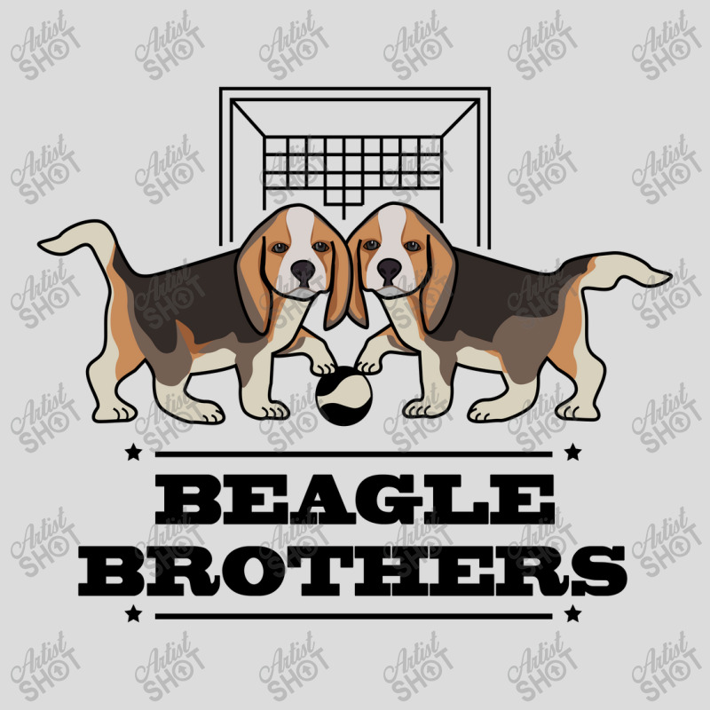 Beagle Twins Brothers Playing Football T-shirt Design Men's Polo Shirt | Artistshot