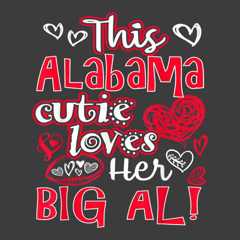 This Alabama Cutie Loves Her Big Al! Fun Football Men's Polo Shirt | Artistshot