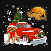 Cavoodle Vintage Wagon Red Truck Christmas Tree Pa Graphic T-shirt | Artistshot