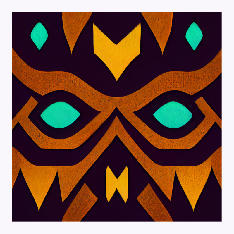 Tribal Fairy Tale Majoras Mask Symmetric Pattern T Tank Top | Artistshot