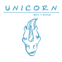 Unicorn Outline V-neck Tee | Artistshot