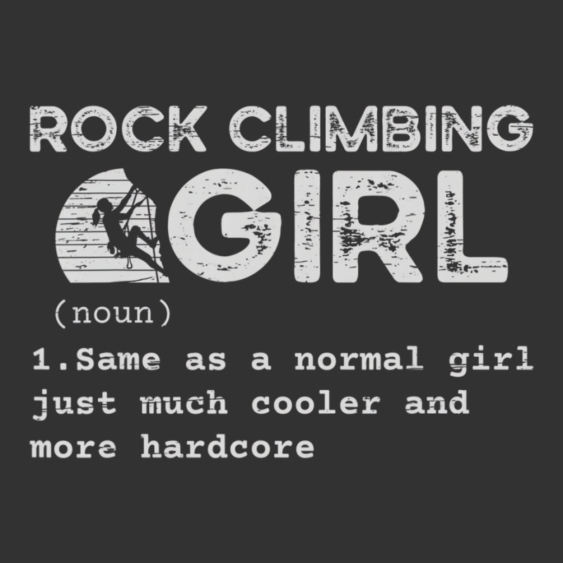 Rock Climbing Girl Definition For A Mountaineering Baby Bodysuit by qadina | Artistshot