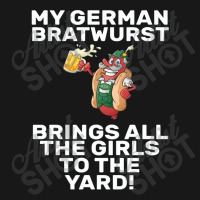 German Bratwurst Brings Girls To The Yard Heather Flannel Shirt | Artistshot