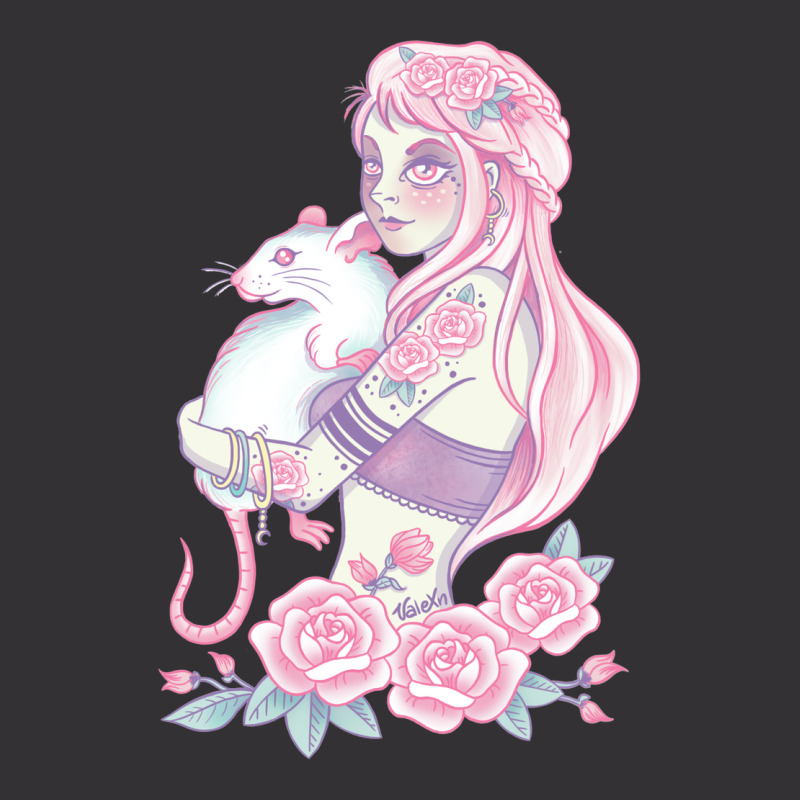 Albino Rat Vintage Hoodie by axemonwuotin | Artistshot