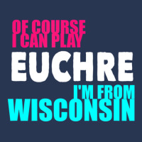 Euchre Funny Wisconsin T Shirt Ladies Denim Jacket | Artistshot