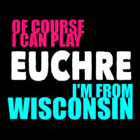 Euchre Funny Wisconsin T Shirt Cropped Hoodie | Artistshot