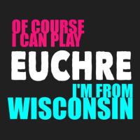 Euchre Funny Wisconsin T Shirt Ladies Polo Shirt | Artistshot