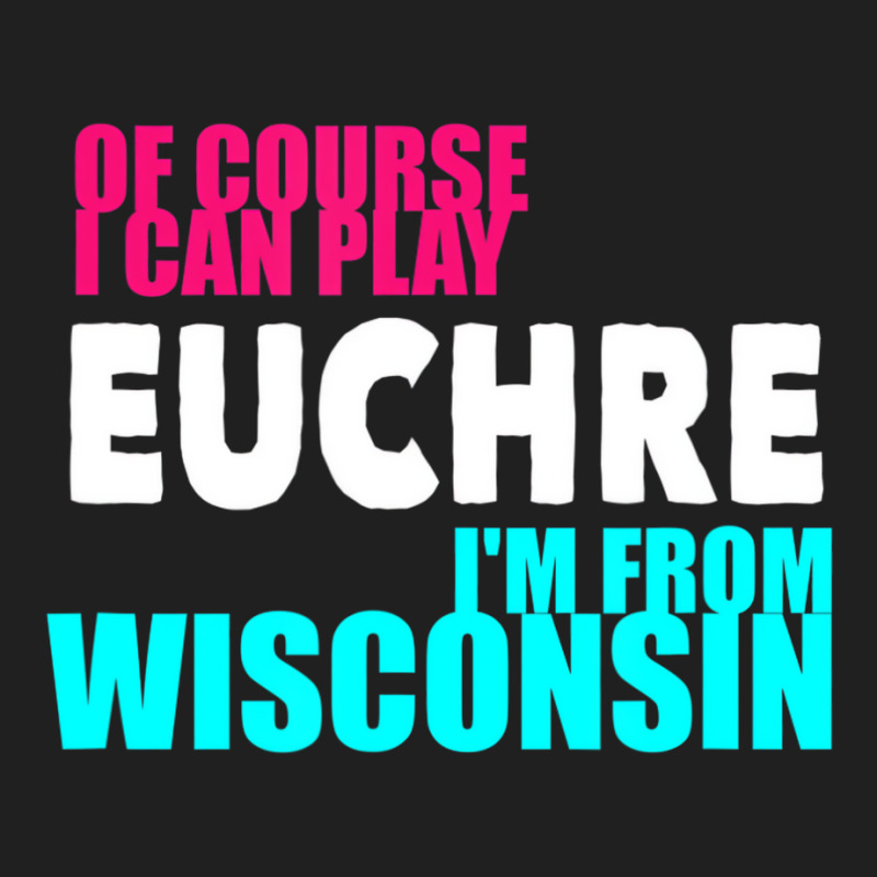 Euchre Funny Wisconsin T Shirt Ladies Polo Shirt by hausch | Artistshot