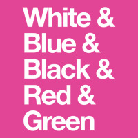 White & Blue & Black & Red & Green   Reversed 30 T-shirt | Artistshot