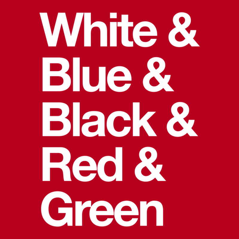 White & Blue & Black & Red & Green   Reversed 33 Classic T-shirt by hubricdelpr | Artistshot