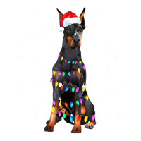 Christmas Lights Doberman T Shirt Cute Gifts For D Women's Pajamas Set | Artistshot