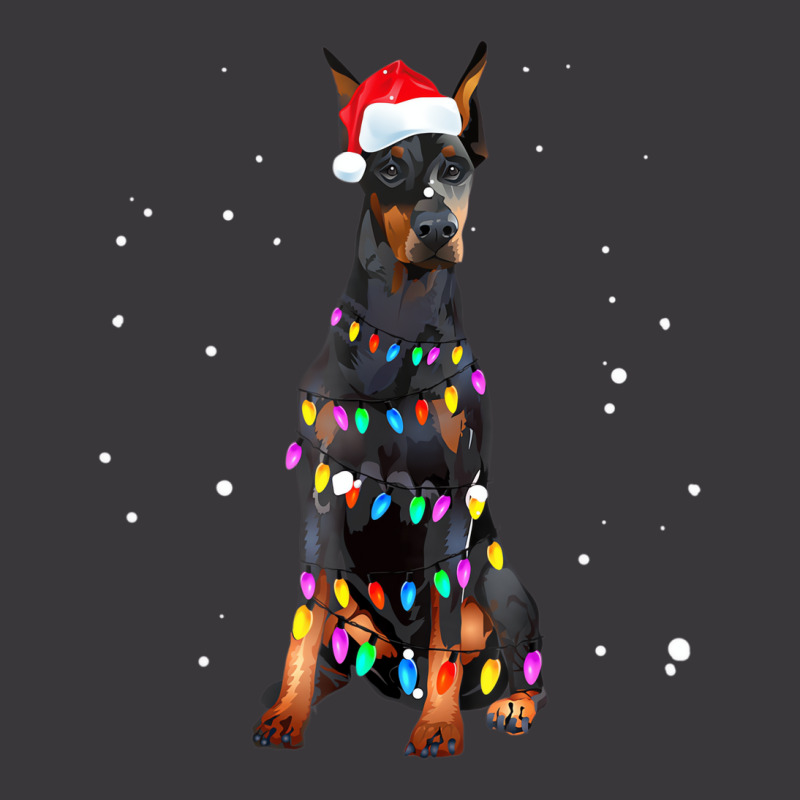 Christmas Lights Doberman T Shirt Cute Gifts For D Ladies Curvy T-Shirt by imelde | Artistshot