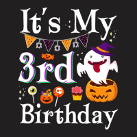 It's My 3rd Birthday Ghost Pumpkin Halloween Costu T-shirt | Artistshot