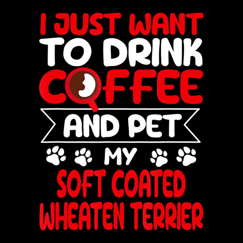 Drink Coffee And Pet My Coated Wheaten Terrier Fun Men's 3/4 Sleeve Pajama Set by gabuya | Artistshot