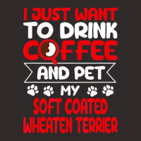 Drink Coffee And Pet My Coated Wheaten Terrier Fun Racerback Tank | Artistshot