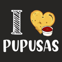 I Love Pupusas I Heart Pupusas Vegan Veganism T Sh Ladies Fitted T-shirt | Artistshot