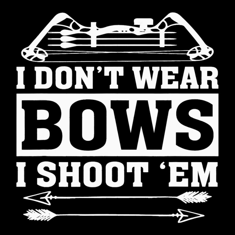 I Dont Wear Bows I Shoot Em Funny Female Archer Jo Men's 3/4 Sleeve Pajama Set | Artistshot