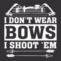 I Dont Wear Bows I Shoot Em Funny Female Archer Jo Vintage Hoodie And Short Set | Artistshot