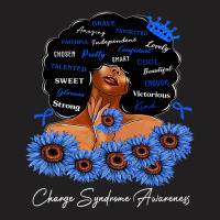 Charge Syndrome Awareness We Wear Blue Black Woman T-shirt | Artistshot