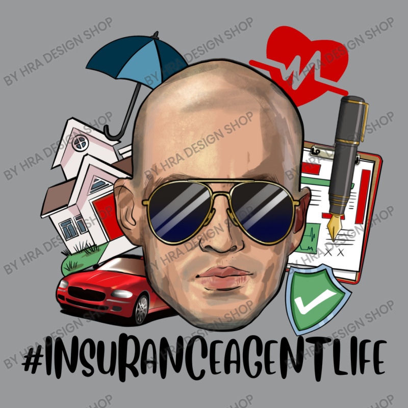 Bald Man Insurance Agent Life Crewneck Sweatshirt | Artistshot