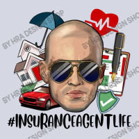 Bald Man Insurance Agent Life Fleece Short | Artistshot