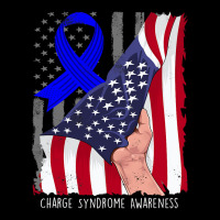 Charge Syndrome Shirt Awareness American Flag Blue Zipper Hoodie | Artistshot