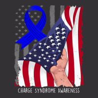 Charge Syndrome Shirt Awareness American Flag Blue Vintage Hoodie And Short Set | Artistshot