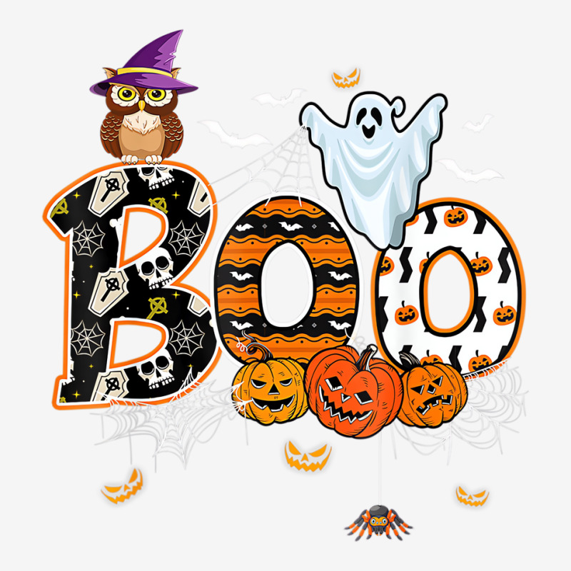 Boo Creepy Owl Pumpkin Ghost Funny Halloween Costu Graphic T-shirt | Artistshot