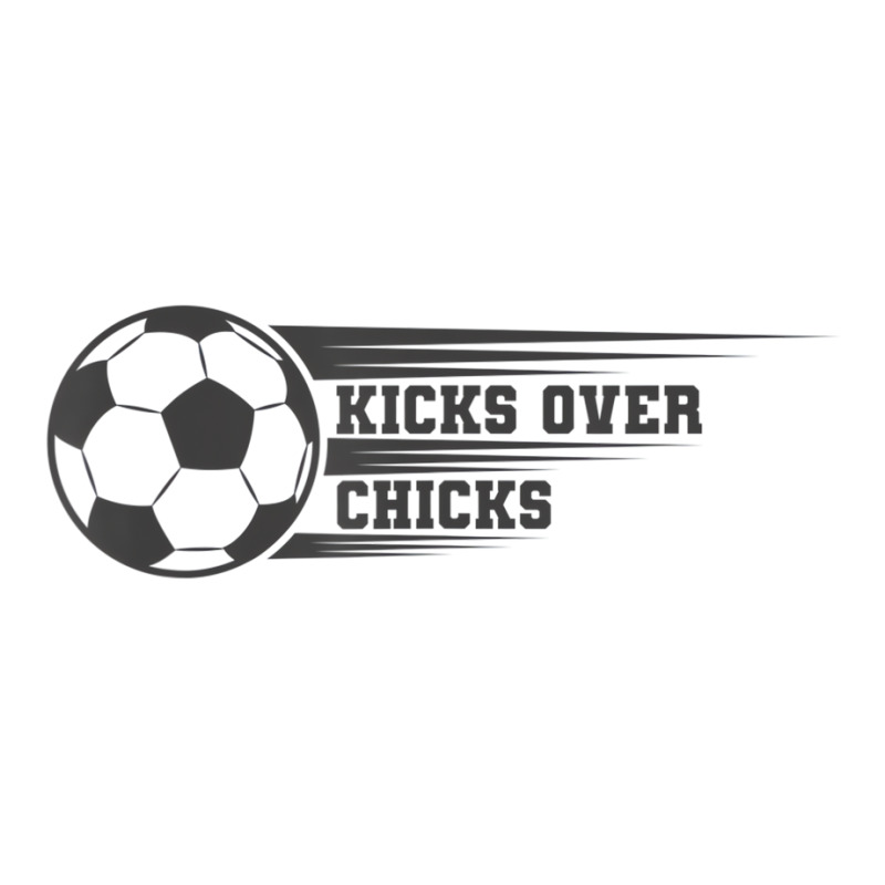 Kicks Over Chicks Sarcastic Valentine's Day Soccer Long Sleeve Shirts | Artistshot