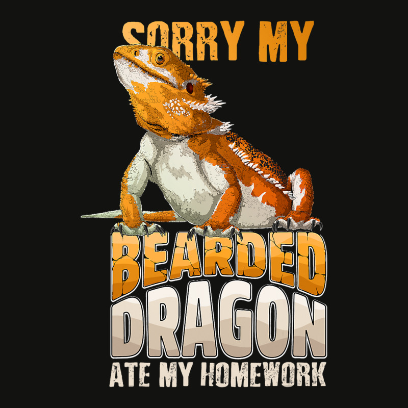 Sorry My Bearded Dragon Ate My Homework Funny Liza Scorecard Crop Tee by whoretacarpal | Artistshot