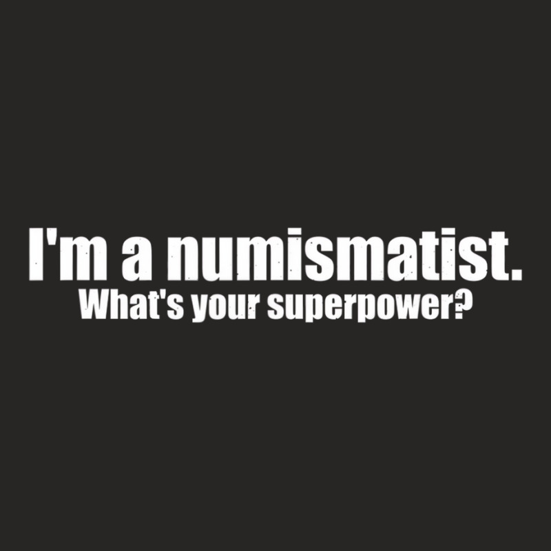 I'm A Numismatist What's Your Superpower Numismati Ladies Fitted T-Shirt by mauthe | Artistshot