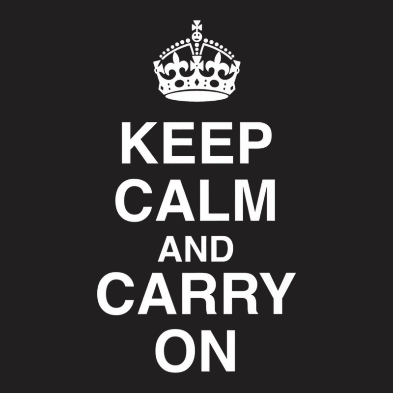 Keep Calm And Carry On Premium T Shirt T-shirt | Artistshot