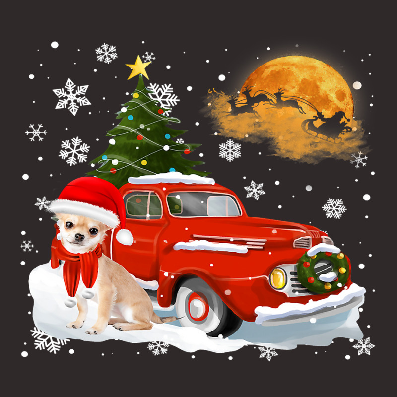 Chihuahua Vintage Wagon Red Truck Christmas Tree P Racerback Tank by AURRADILLARD | Artistshot