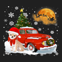 Chihuahua Vintage Wagon Red Truck Christmas Tree P Ladies Polo Shirt | Artistshot