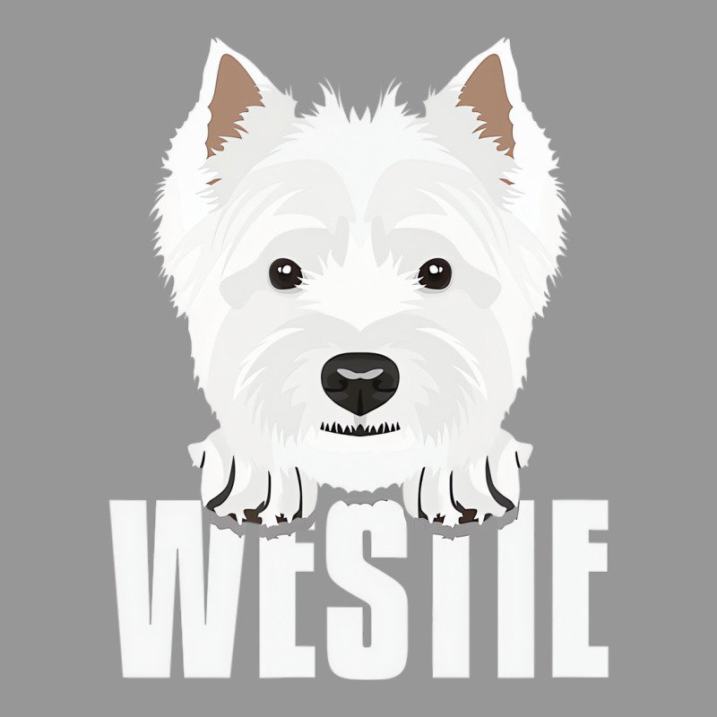 Smiling West Highland White Terrier T Shirt Women's V-Neck T-Shirt by qadina | Artistshot