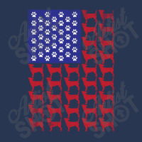 Jack Russell Terrier American Flag Ladies Denim Jacket | Artistshot