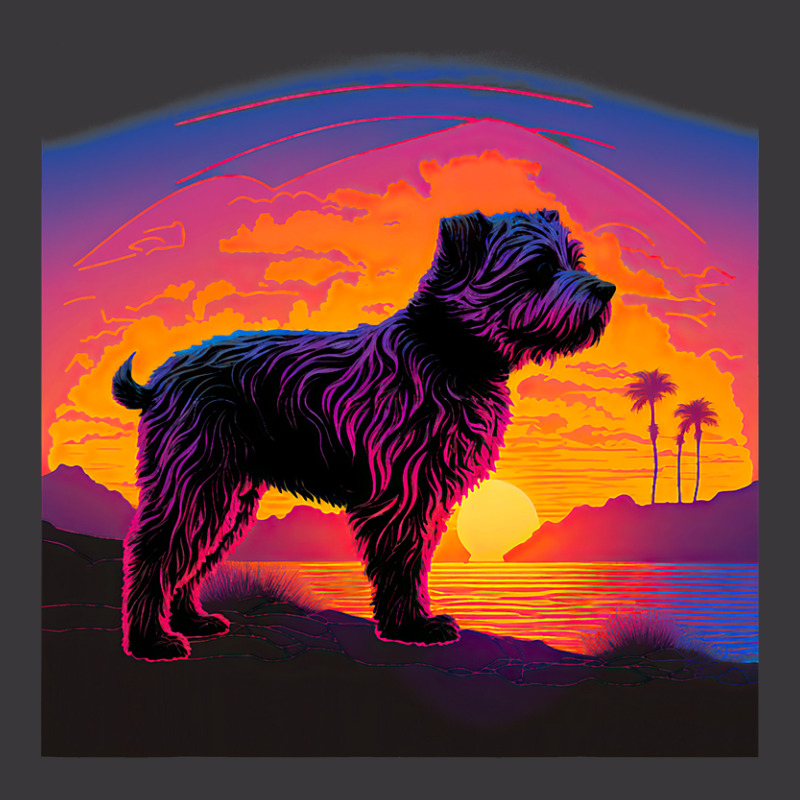 Retro Aesthetic Glen Of Imaal Terrier Dog 72 Ladies Curvy T-Shirt by kerrmanthez | Artistshot