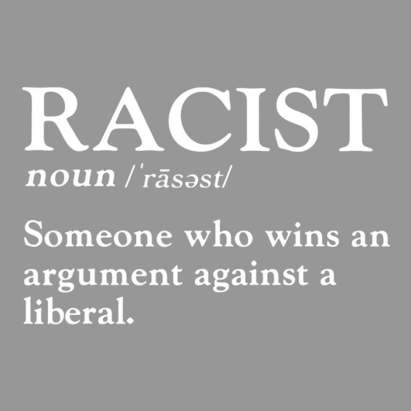 Racist Someone Who Wins An Argument Against A Libe Women's V-Neck T-Shirt by refahnes | Artistshot