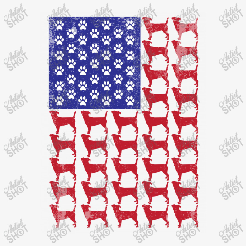 Jack Russell Terrier American Flag Ladies Fitted T-Shirt by hoainv | Artistshot