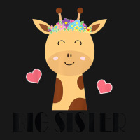 Kids Big Sister Giraffe Big Sis T Shirt Flannel Shirt | Artistshot