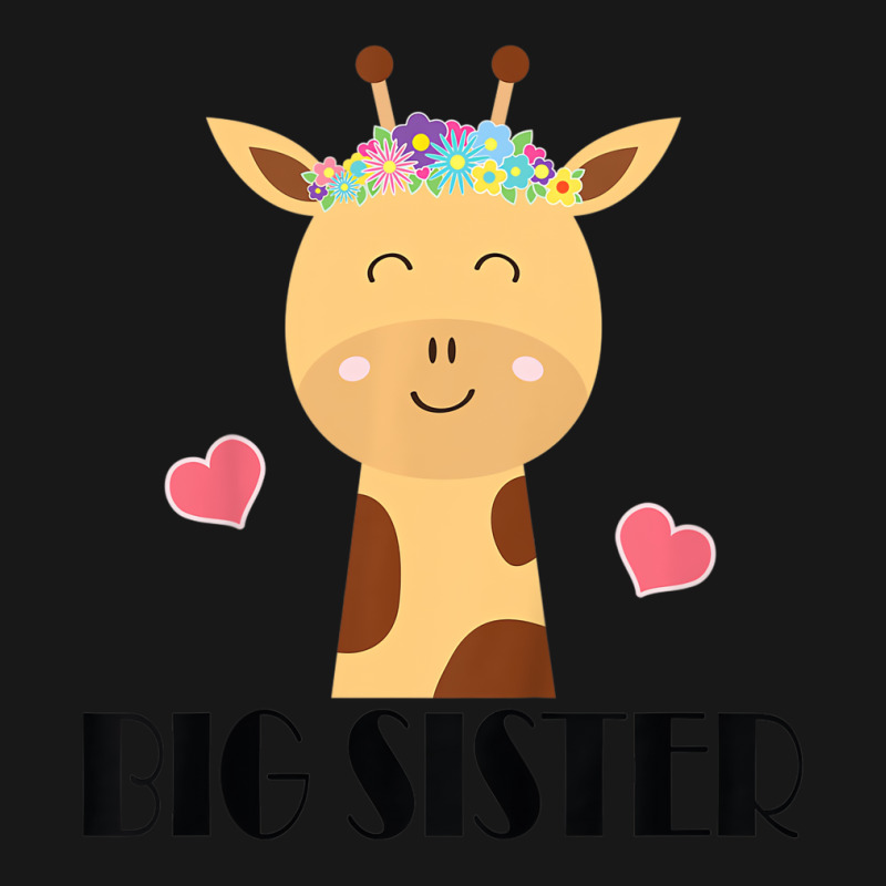 Kids Big Sister Giraffe Big Sis T Shirt Flannel Shirt by voutsro | Artistshot