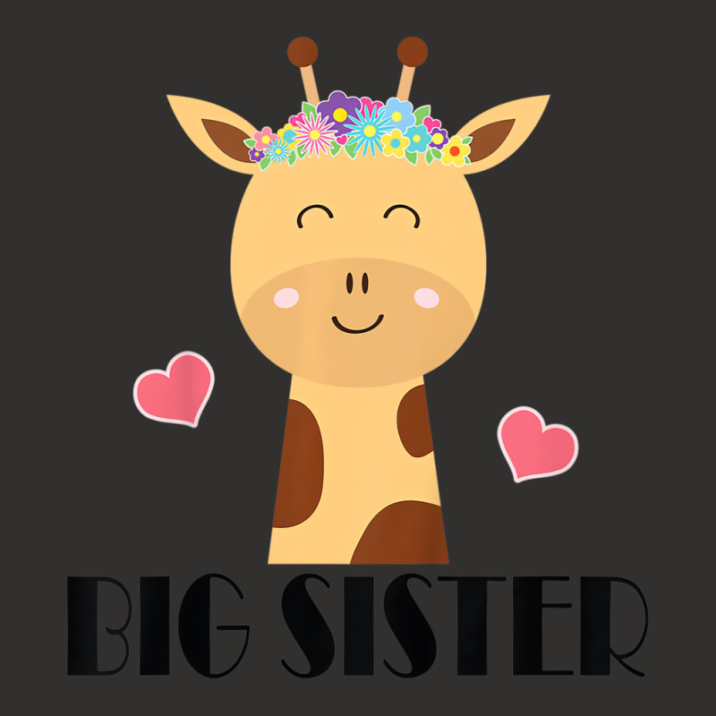 Kids Big Sister Giraffe Big Sis T Shirt Champion Hoodie by voutsro | Artistshot