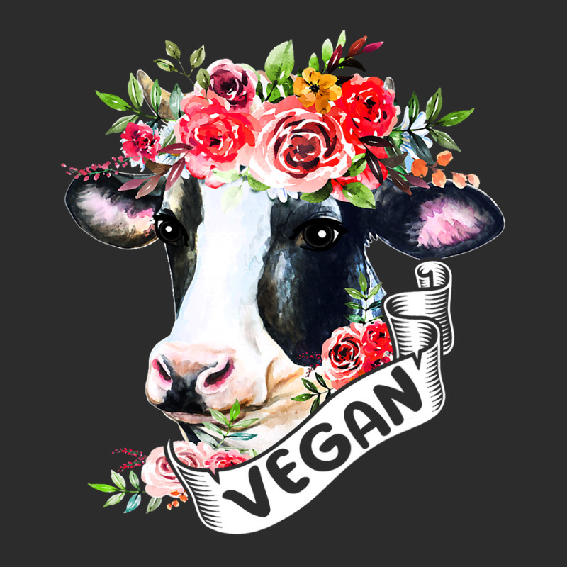 Funny Vegan Flower Cow Vegetarian Lovers Animals C Exclusive T-shirt | Artistshot