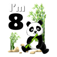 8 Year Old Gifts 8th Birthday Party Animal Panda L 3/4 Sleeve Shirt | Artistshot