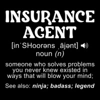 Insurance Agent Definition Insurance Agency Worker Legging | Artistshot